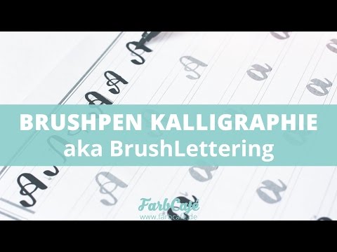 BrushPen Kalligraphie Übungsbuch | Teaser | #KalligraphieChallenge
