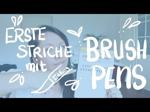 BrushPen Kalligraphie Basisstriche