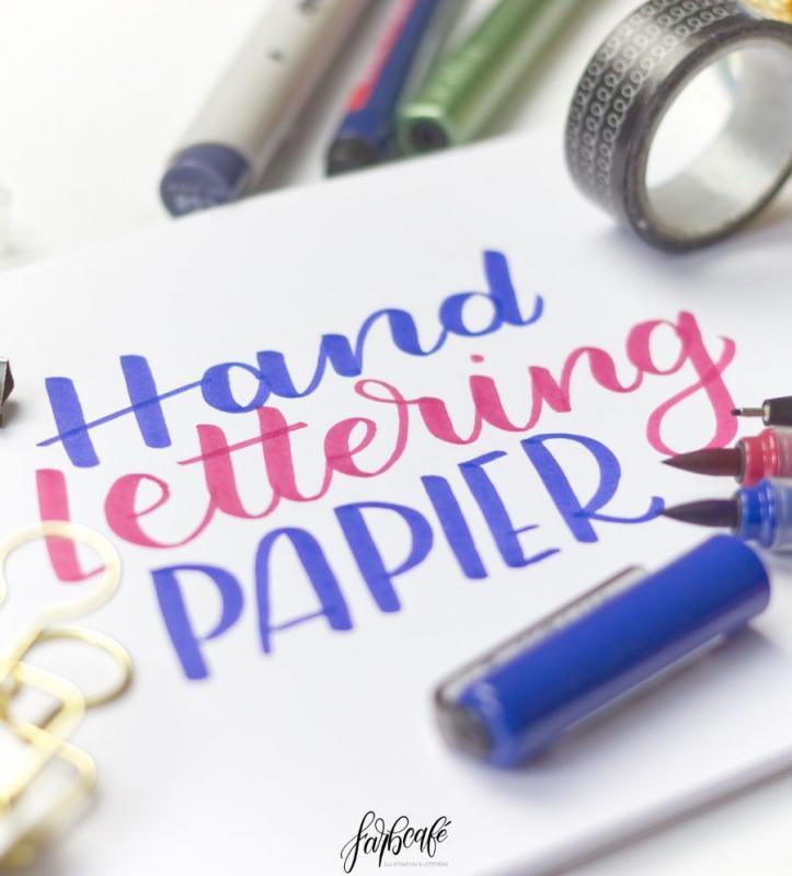 Handlettering Papier • Finde das perfekte Papier für dein Brush Lettering ✔