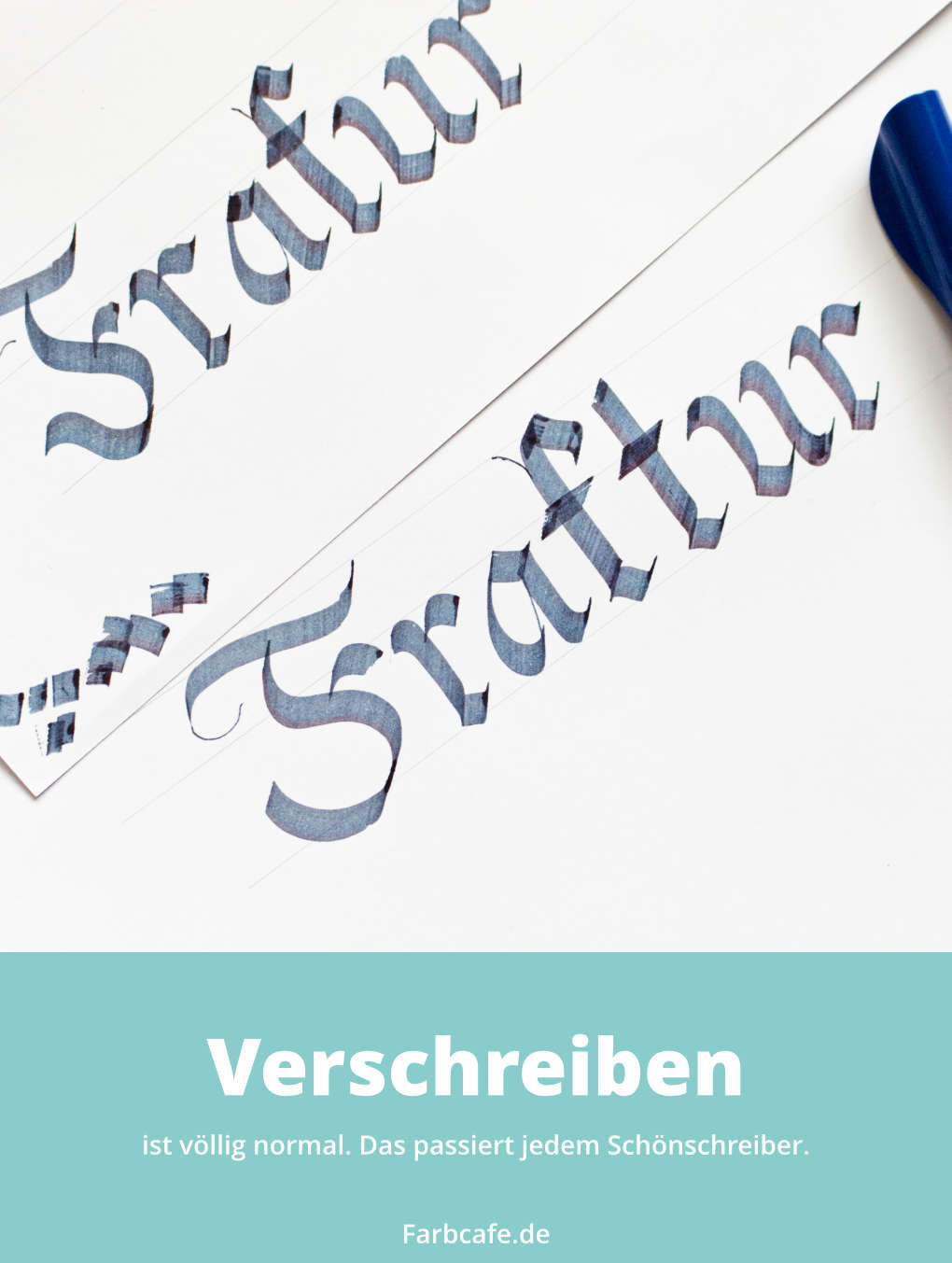 Verschreiben ist völlig normal