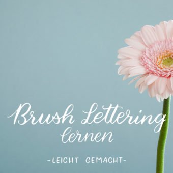 brush lettering lernen leicht gemacht