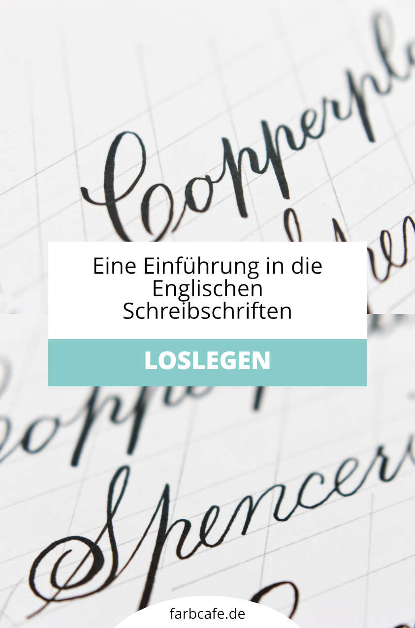 Englische Schreibschrift Deine Einfuhrung Mit Ubungen Farbcafe