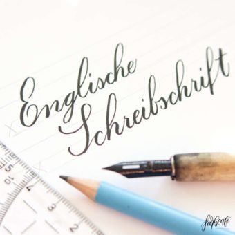 Englische Schreibschrift in Copperplate Beitrag auf farbcafe