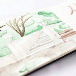 Aquarellbuch für die Reise