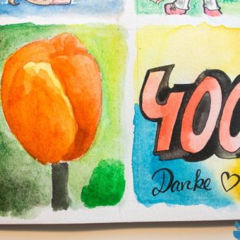 Koh-I-Noor vs. Schmincke Aquarell auf dem Malzeit Aquarellpapier