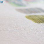 Oberfläche des Malzeit Aquarellpapiers.