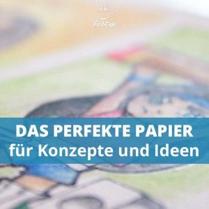 Das Malzeit Aquarellpapier eignet sich hervorragend für Konzepte und Farbtests.