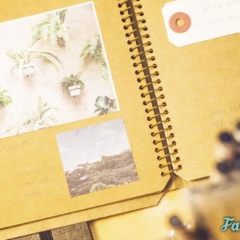 Nostalgisches Fotoalbum auf der Creativeworld