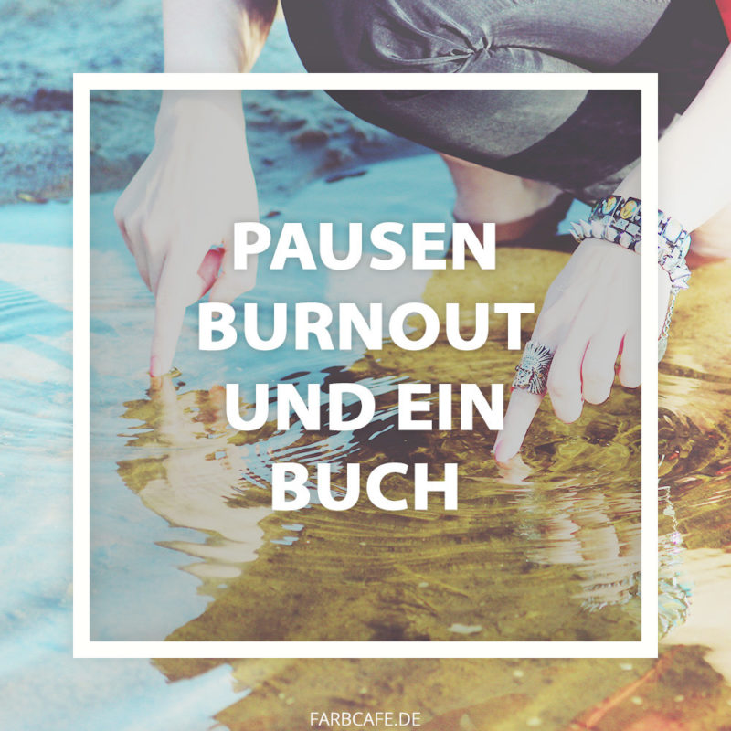 Ein Buch über Pausen für diejenigen, die unter Burnout leiden.