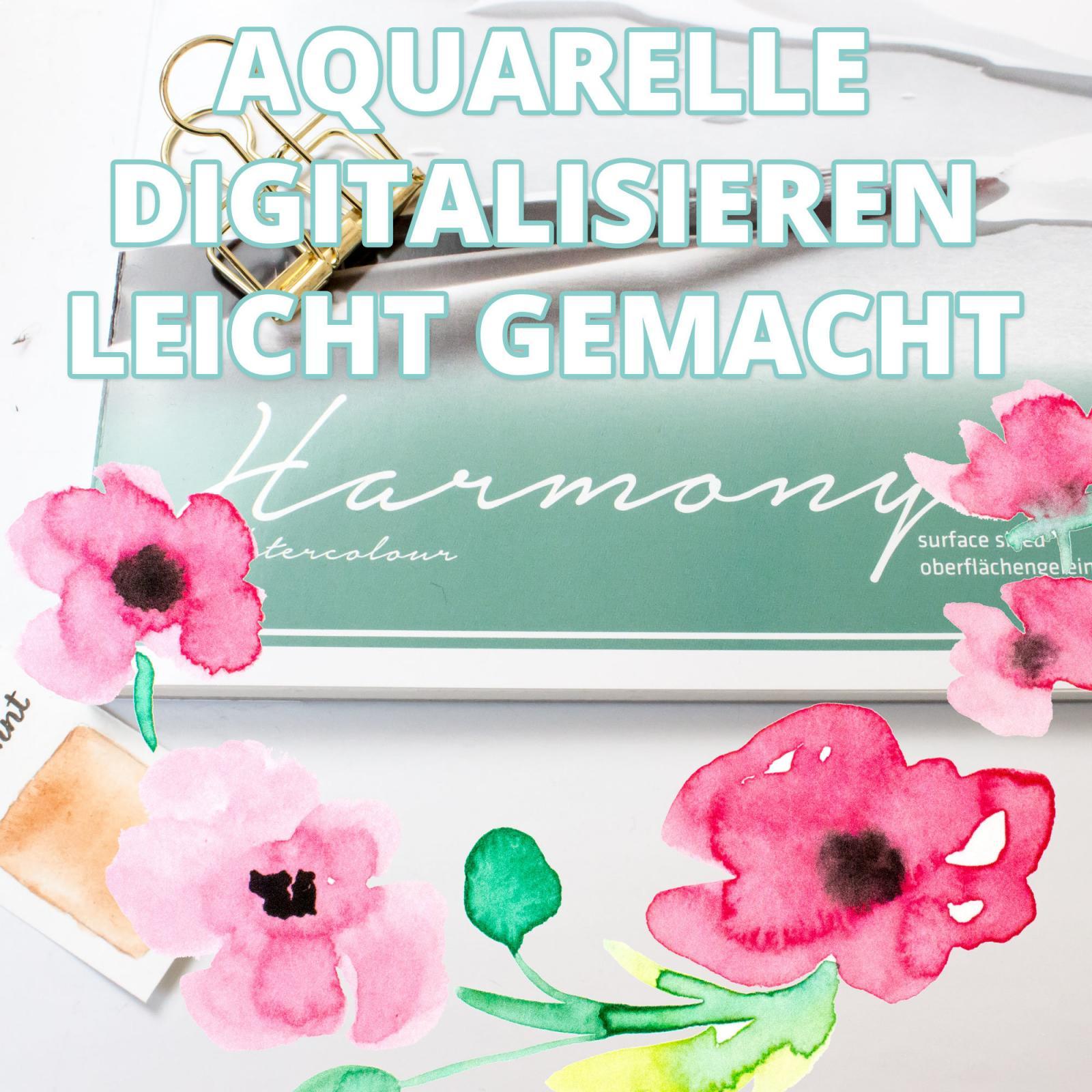 Hahnemühle Harmony Aquarellpapier | Aquarelle digitalisieren leicht gemacht | Testbericht mit Video von farbcafe.de