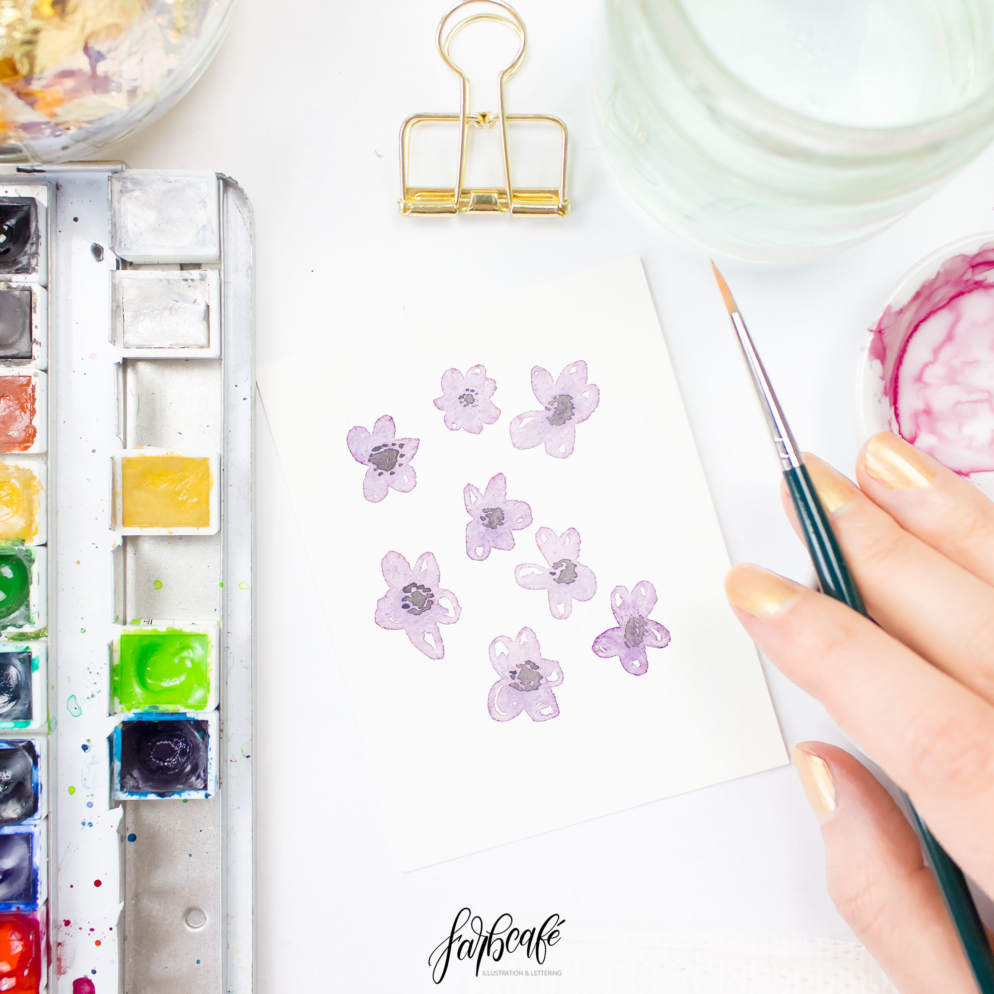  Aquarell Blumen malen leicht gemacht • Die größte Anleitung im Netz 