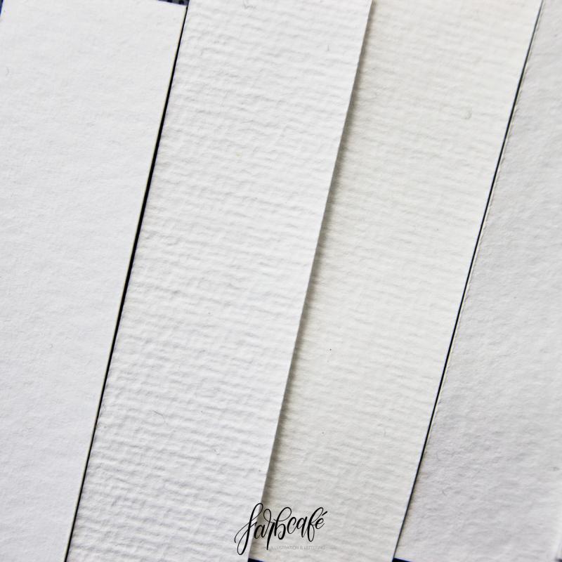 Aquarellpapier Vergleich Testbericht auf farbcafe.de